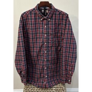 FADED GLORY Men's Shirt Long Sleeve Button Up Pocket 2XL (50/52) Multicolor